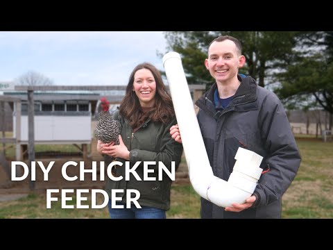 PVC Chicken Feeder Plans